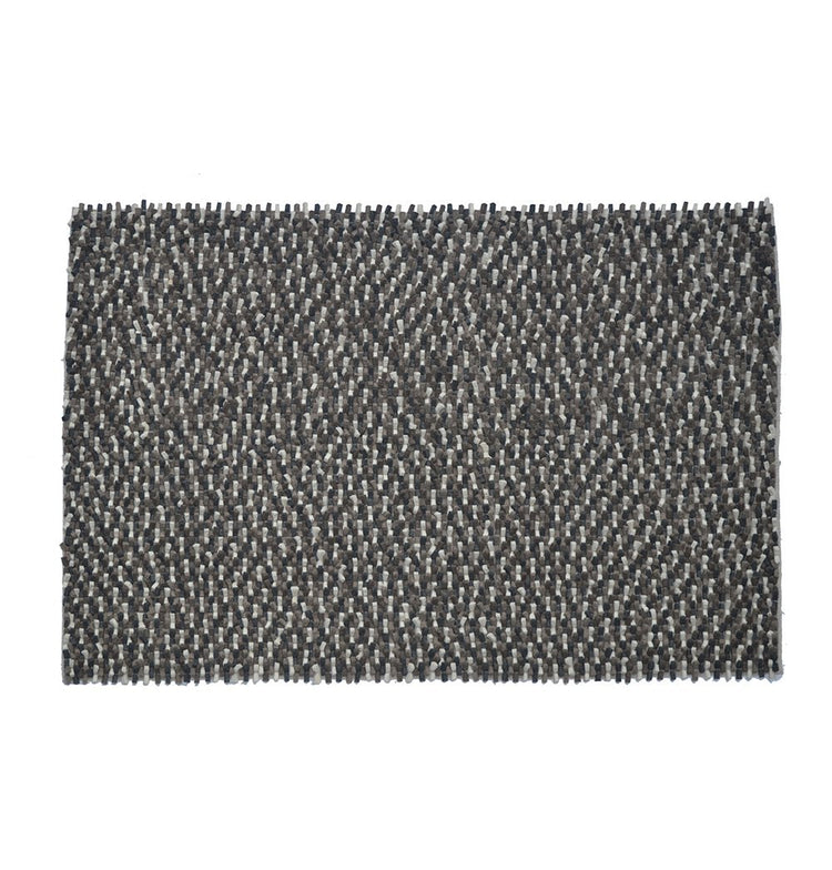 Chanda - Handmade Wool Braided Shaggy Rug